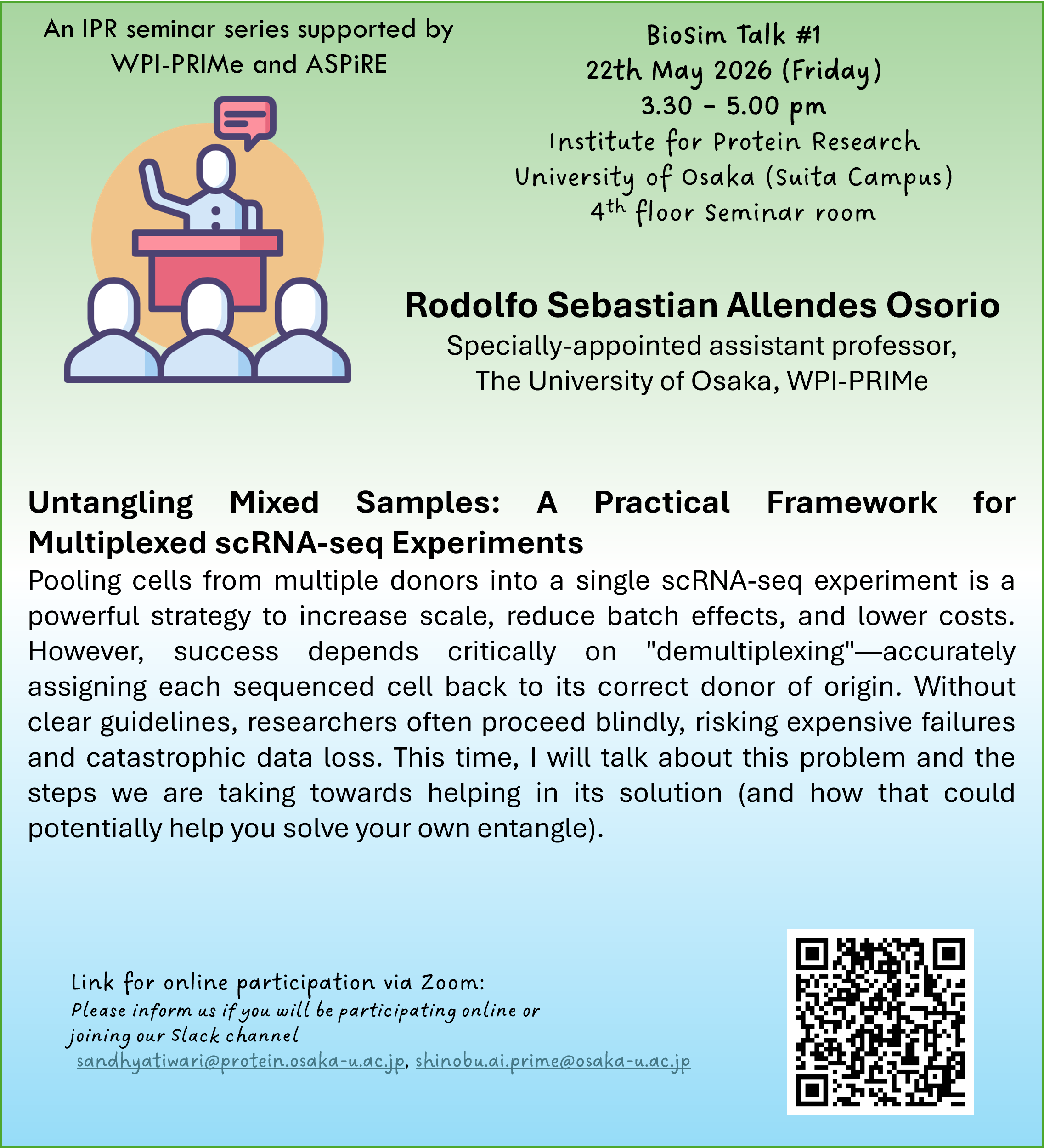 Next BioSim Talk poster